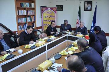 جلسه هم اندیشی کمیته بهداشت سلامت و محیط زیست خستاد خدمات سفر استان