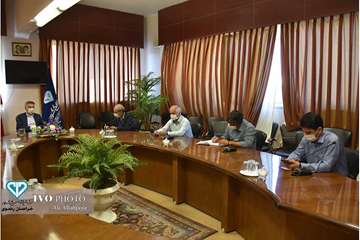 جلسه کنترل و پیشگیری از کرونا در اداره کل دامپزشکی خراسان رضوی