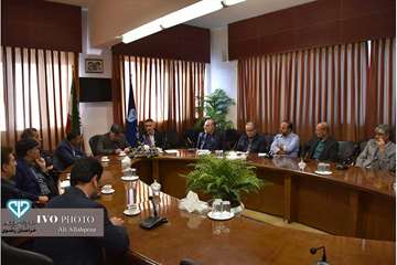 جلسه بررسی آخرین وضعیت مرکز ملی بررسی بیماری های دامی گلمکان با حضور مسئولین ارشد سازمان دامپزشکیکشو