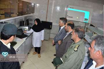 برگزاری مانور آنفلوانزا بمناسبت هفته پدافند غیر عامل