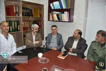 برگزاری مانور آنفلوانزا بمناسبت هفته پدافند غیر عامل