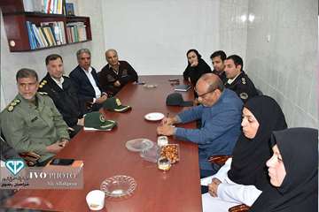 برگزاری مانور آنفلوانزا بمناسبت هفته پدافند غیر عامل