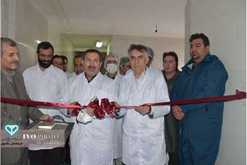افتتاح خط 2 کشتارگاه سپیدگوشت فریمان با حضور مدیر کل و فرماندار فرمان بمناسبت دهه فجر