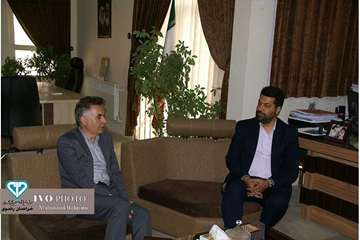 دیدار مدیرکل با فرماندار و همکاران شهرستان فیروزه