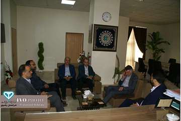 دیدار مدیرکل با فرماندار و همکاران شهرستان فیروزه