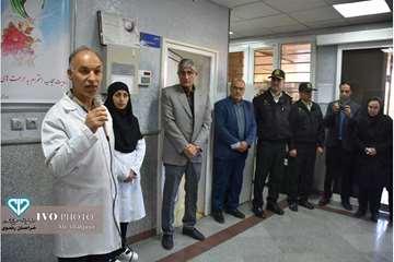 برگزاری مانور آنفلوانزا بمناسبت هفته پدافند غیر عامل