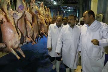 28 شهریور ماه، بازدید استاندار خراسان رضوی از موسسه ی صنعتی گوشت مشهد