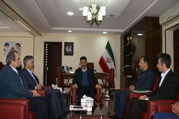 تودیع و معارفه رئیس شبکه دامپزشکی سرخس در دفتر فرمانداری این شهرستان 