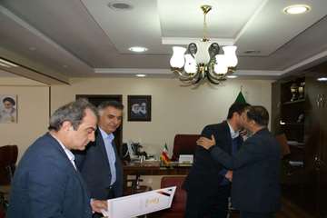 تودیع و معارفه رئیس شبکه دامپزشکی سرخس در دفتر فرمانداری این شهرستان 