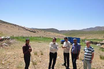 بازدید رئیس شبکه دامپزشکی مشهد از مناطق عشایری