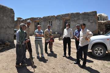 بازدید رئیس شبکه دامپزشکی مشهد از مناطق عشایری