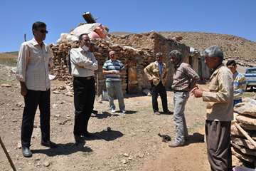 بازدید رئیس شبکه دامپزشکی مشهد از مناطق عشایری