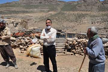 بازدید رئیس شبکه دامپزشکی مشهد از مناطق عشایری