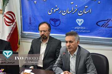 نشست خبری ستاد گرامیداشت روز ملی دامپزشکی در استان خراسان رضوی در مکان موسسه تحقیقات واکسن و سرم ساز