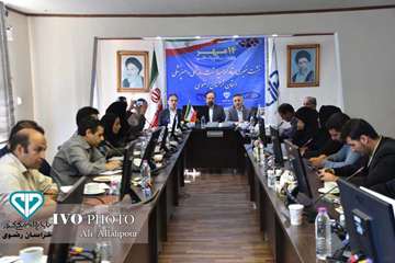 نشست خبری ستاد گرامیداشت روز ملی دامپزشکی در استان خراسان رضوی در مکان موسسه تحقیقات واکسن و سرم ساز