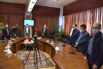 مراسم بزرگداشت روز ملی دامپزشکی و ویدئوکنفرانس با شبکه های دامپزشکی استان