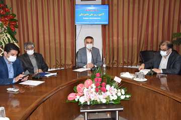 مراسم بزرگداشت روز ملی دامپزشکی و ویدئوکنفرانس با شبکه های دامپزشکی استان