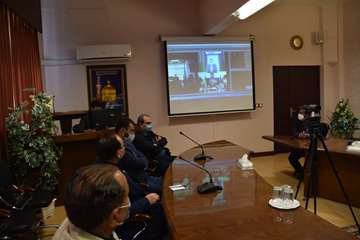 مراسم بزرگداشت روز ملی دامپزشکی و ویدئوکنفرانس با شبکه های دامپزشکی استان