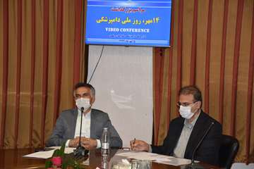 مراسم بزرگداشت روز ملی دامپزشکی و ویدئوکنفرانس با شبکه های دامپزشکی استان