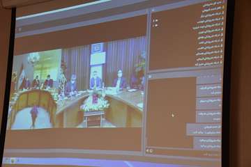 مراسم بزرگداشت روز ملی دامپزشکی و ویدئوکنفرانس با شبکه های دامپزشکی استان