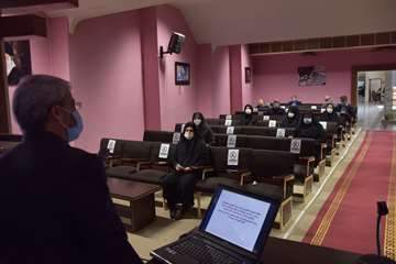 کلاس آموزشی پدافند غیر عامل در اداره کل دامپزشکی خراسان رضوی