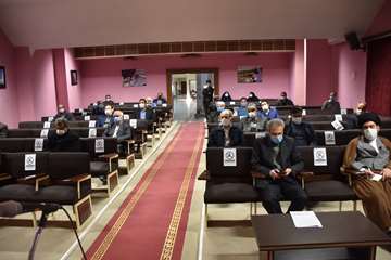 99-10-11 حضور مسئول دفتر حوزه نمایندگی ولی فقیه در شورای هماهنگی مدیران دامپزشکی استان