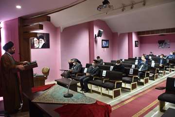 99-10-11 حضور مسئول دفتر حوزه نمایندگی ولی فقیه در شورای هماهنگی مدیران دامپزشکی استان