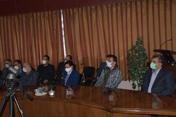 دیدار فرماندار ومسئولین بخش دولتی و خصوصی بینالود با مدیرکل