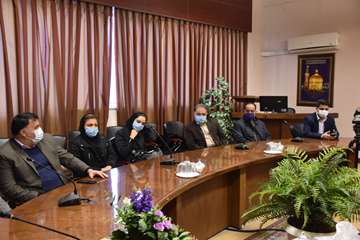 دیدار همکاران بخش دولتی و خصوصی دامپزشکی و اعضاء اتحادیه های وابسته شهرستان نیشابور