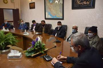 دیدار همکاران بخش دولتی و خصوصی دامپزشکی و اعضاء اتحادیه های وابسته شهرستان نیشابور