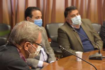 دیدار همکاران بخش دولتی و خصوصی دامپزشکی و اعضاء اتحادیه های وابسته شهرستان نیشابور