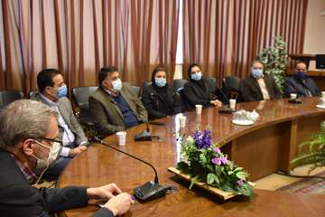 دیدار همکاران بخش دولتی و خصوصی دامپزشکی و اعضاء اتحادیه های وابسته شهرستان نیشابور