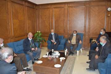 دیدار مجمع بازنشستگتن دامپزشکی خراسان رضوی با مدیرکل