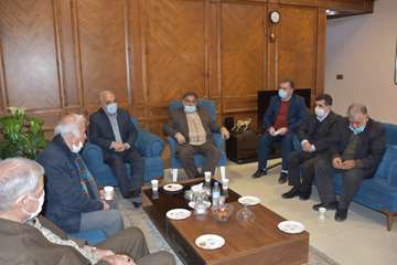 دیدار مجمع بازنشستگتن دامپزشکی خراسان رضوی با مدیرکل