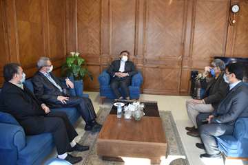 دیدار مدیرکل دفتر قرنطینه و تمنیت زیستی سازمان دامپزشکی با مدیرکل