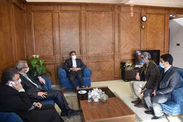 دیدار مدیرکل دفتر قرنطینه و تمنیت زیستی سازمان دامپزشکی با مدیرکل