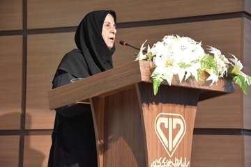 حضور مدیرکل محترم امور بانوان استانداری خراسان رضوی در مراسم تجلیل از چهره ماندگار دامپزشکی استان