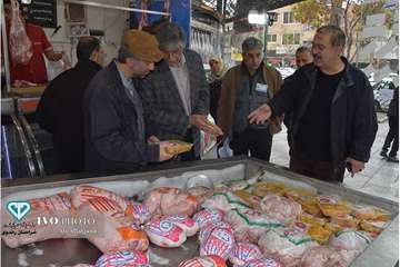 حضور معاون سلامت اداره کل دامپزشکی خراسان رضوی در طرح تشدید نظارت بهداشتی در ایام نوروز