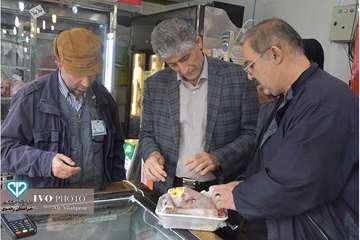 حضور معاون سلامت اداره کل دامپزشکی خراسان رضوی در طرح تشدید نظارت بهداشتی در ایام نوروز