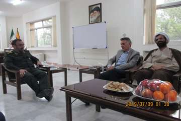 دید و بازدید نوروزی مدیر کل دامپزشکی خراسان رضوی با فرمانده سپاه 