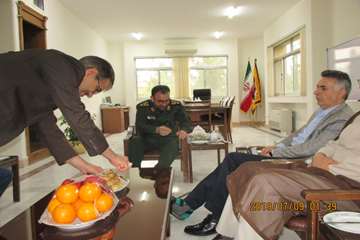 دید و بازدید نوروزی مدیر کل دامپزشکی خراسان رضوی با فرمانده سپاه 