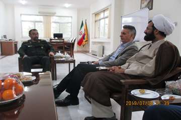 دید و بازدید نوروزی مدیر کل دامپزشکی خراسان رضوی با فرمانده سپاه 