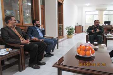 دید و بازدید نوروزی مدیر کل دامپزشکی خراسان رضوی با فرمانده سپاه 