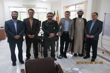 دید و بازدید نوروزی مدیر کل دامپزشکی خراسان رضوی با فرمانده سپاه 