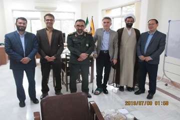 دید و بازدید نوروزی مدیر کل دامپزشکی خراسان رضوی با فرمانده سپاه 