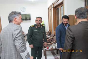 دید و بازدید نوروزی مدیر کل دامپزشکی خراسان رضوی با فرمانده سپاه 
