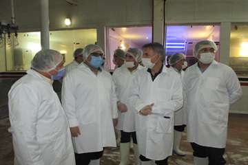 بازدید مدیران کل دامپزشکی و تعزیرات حکومتی از کشتارگاههای طیور مشهد