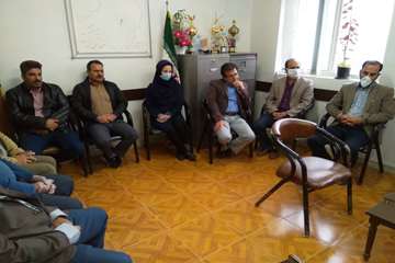دیدار مدیر کل دامپزشکی استان خراسان رضوی با همکاران شبکه دامپزشکی شهرستان چناران به جهت معارفه رئیس 