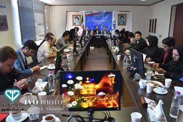 نشست خبری ستاد گرامیداشت روز ملی دامپزشکی در استان خراسان رضوی در محل موسسه تحقیقات واکسن و سرم سازی