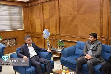  دیدار فرماندار شهرستان زاوه با مدیرکل دامپزشکی استان خراسان رضوی